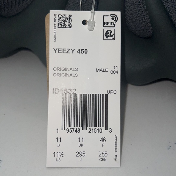 YEEZY 450 - Stone Teal - 11.5 - Picture 3 of 5